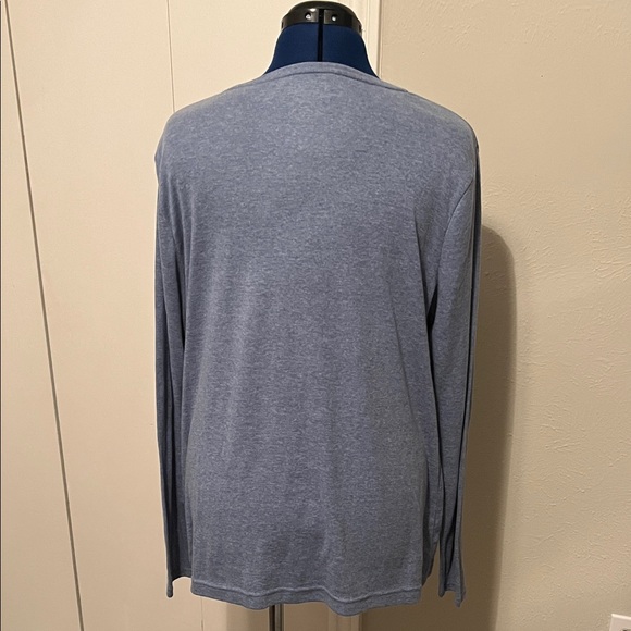 Croft & Barrow Boston Terriers Blue Long Sleeve Crew Neck Tee | Size XXL NWT - Picture 2 of 11